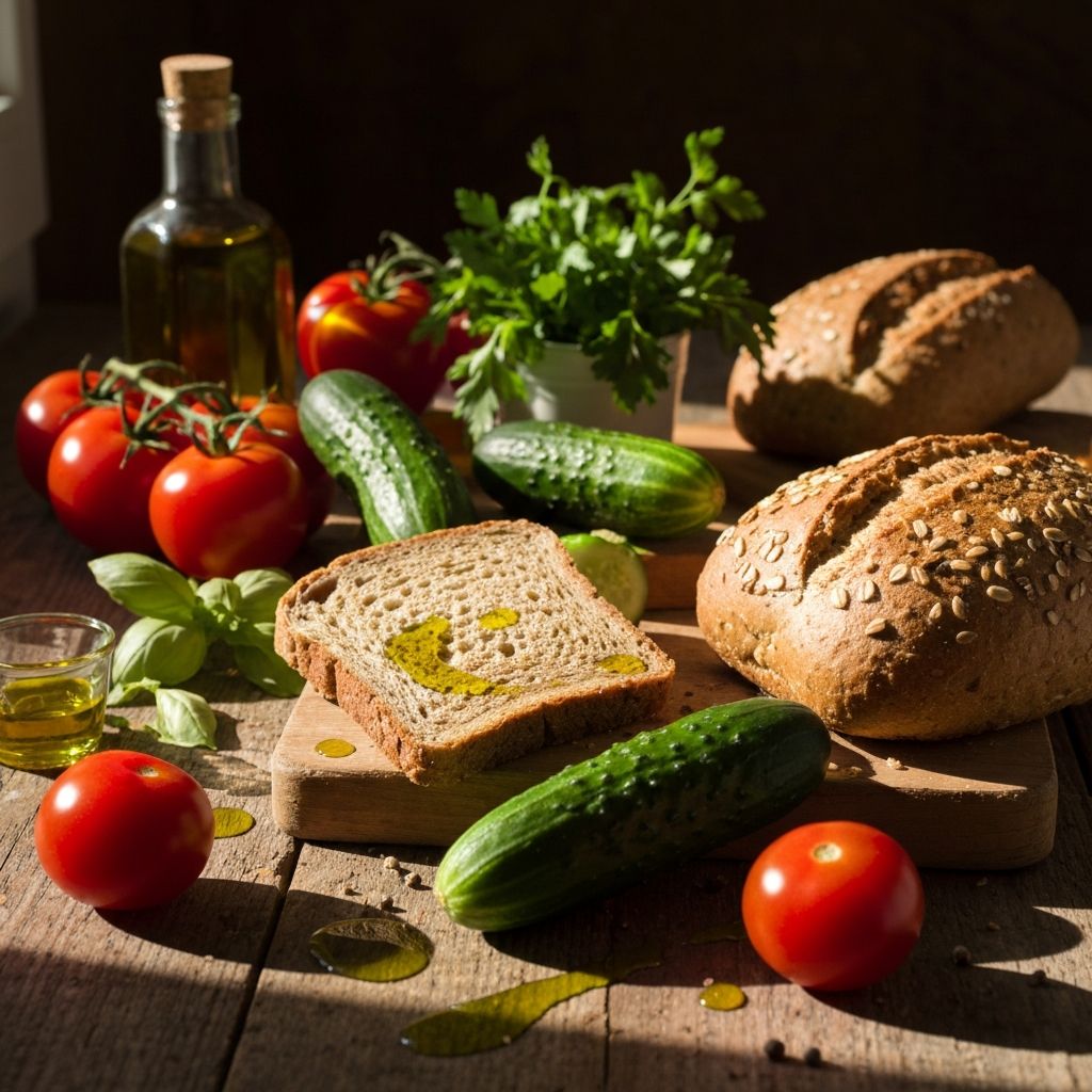 Śródziemnomorski styl posiłku